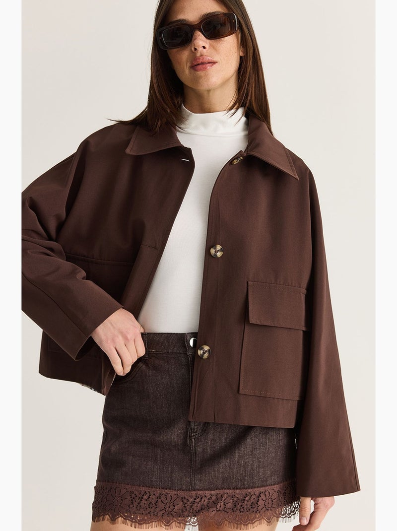 Trench femme lucci Marron - Kiabi