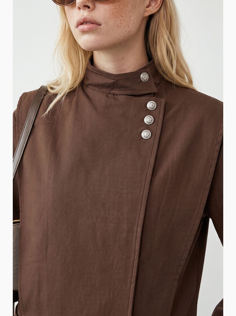 Trench femme lucci Marron - Kiabi