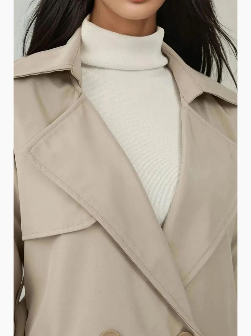 Trench long ceinturé à manches longues bdart Beige argile - Kiabi