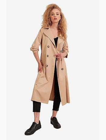 Trench long ceinturé bdart