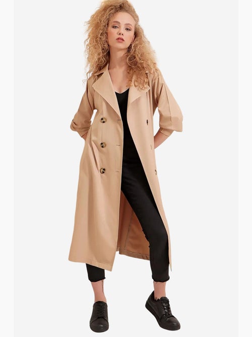 Trench long ceinturé bdart - Kiabi Trench long ceinturé bdart - Kiabi