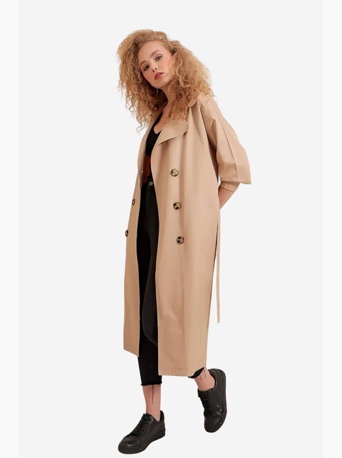 Trench long ceinturé bdart - Kiabi Trench long ceinturé bdart - Kiabi
