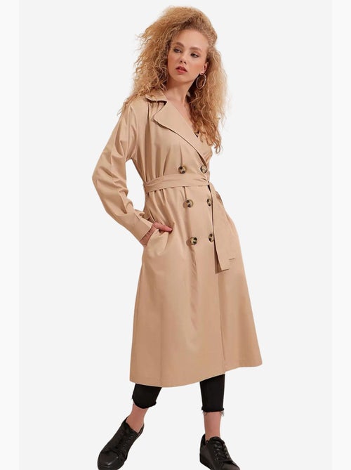 Trench long ceinturé bdart - Kiabi Trench long ceinturé bdart - Kiabi