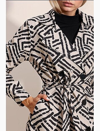 Trench long ceinturé bdart