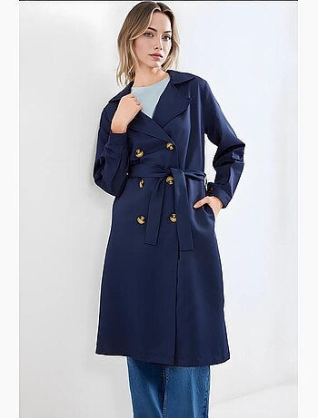Trench long ceinturé bdart