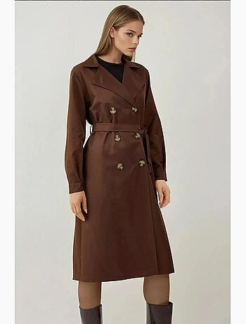 Trench long ceinturé bdart