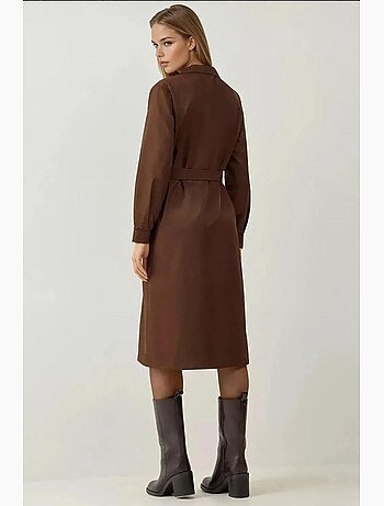 Trench long ceinturé bdart