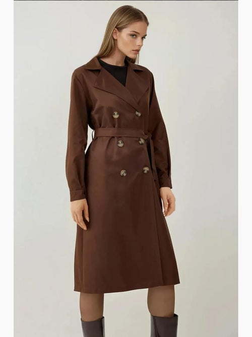 Trench long ceinturé bdart - Kiabi Trench long ceinturé bdart - Kiabi