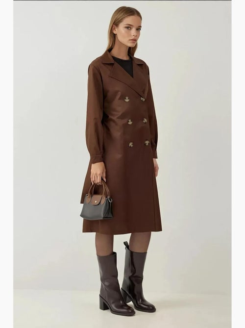 Trench long ceinturé bdart - Kiabi Trench long ceinturé bdart - Kiabi