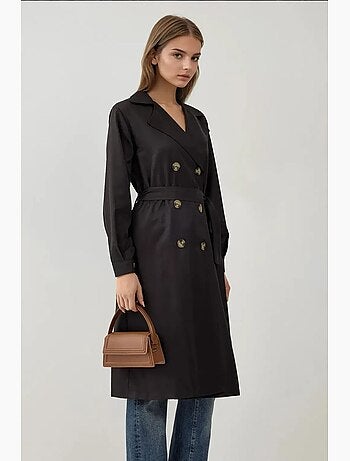 Trench long ceinturé bdart