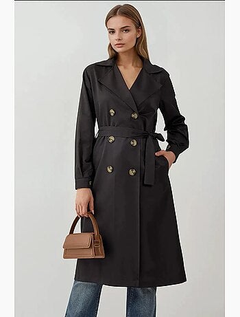 Trench long ceinturé bdart