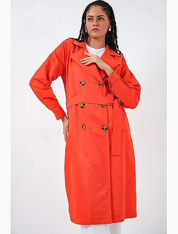 Trench long ceinturé bdart