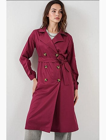 Trench long ceinturé bdart