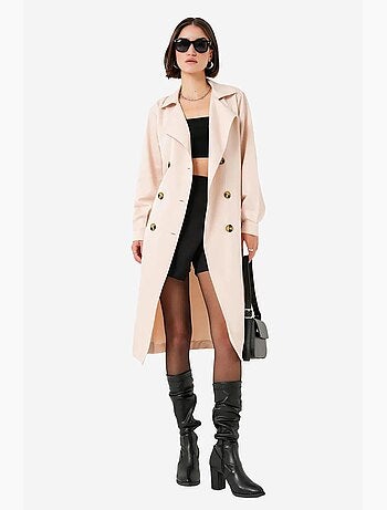 Trench long ceinturé bdart