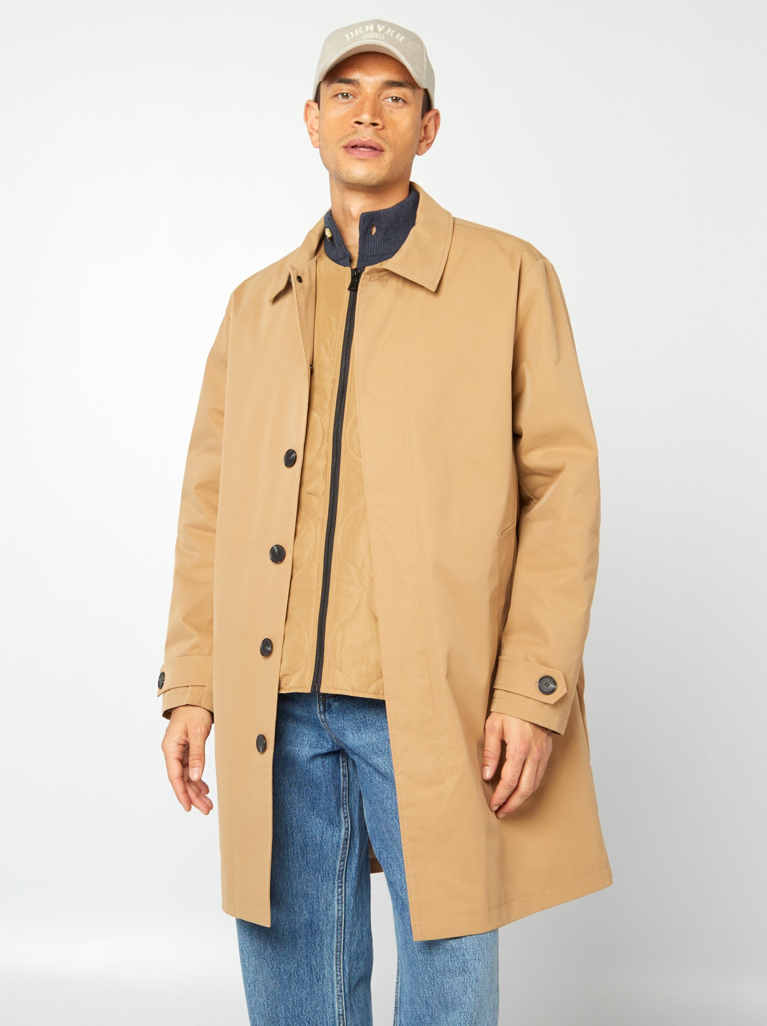 Générique Trench Coat Femme Mi Long Mi Saison Veste De