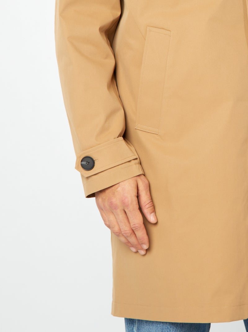 Trench mi-long avec veste matelassée sans manche à l'intérieur Beige - Kiabi