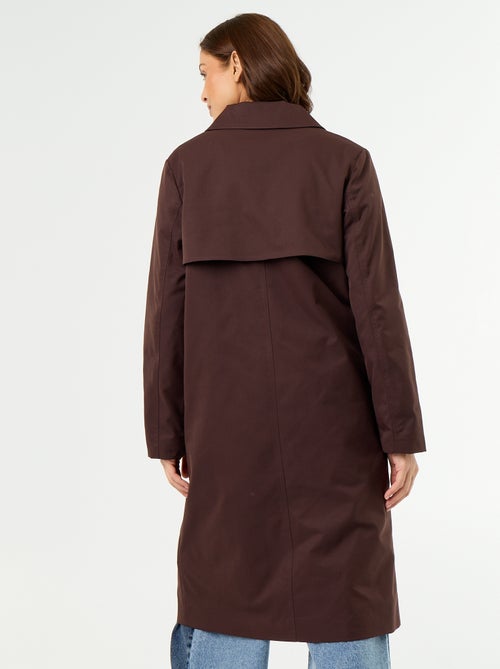Trench mi-long doublure intérieure - Kiabi Trench mi-long doublure intérieure - Kiabi
