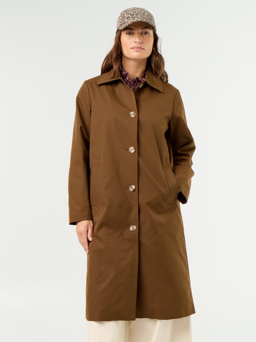 Trench mi-long doublure intérieure - Kiabi Trench mi-long doublure intérieure - Kiabi