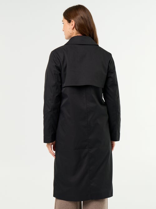 Trench mi-long doublure intérieure - Kiabi Trench mi-long doublure intérieure - Kiabi