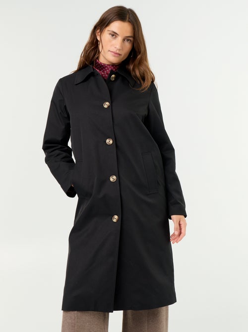 Trench mi-long doublure intérieure - Kiabi Trench mi-long doublure intérieure - Kiabi