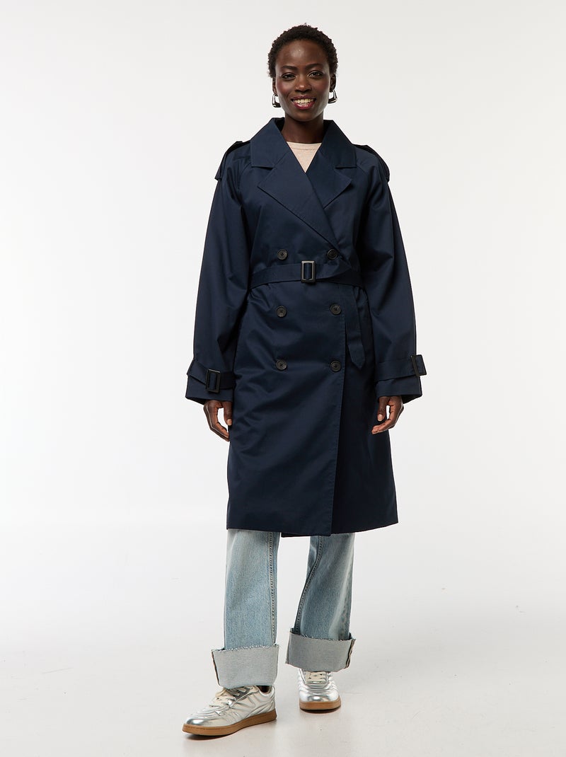 Trench Long Trench Femme Grande Taille Kiabi Trench Mi-long Léger