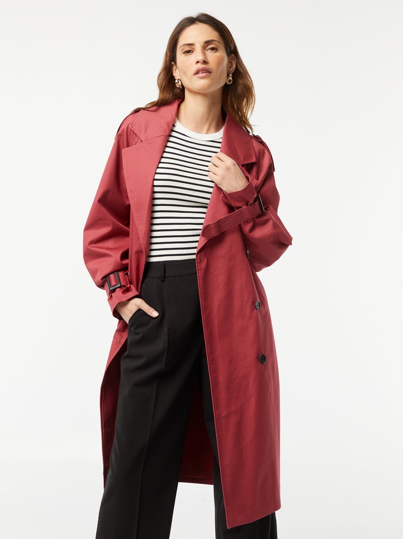 Trench mi-long ROSE - Kiabi