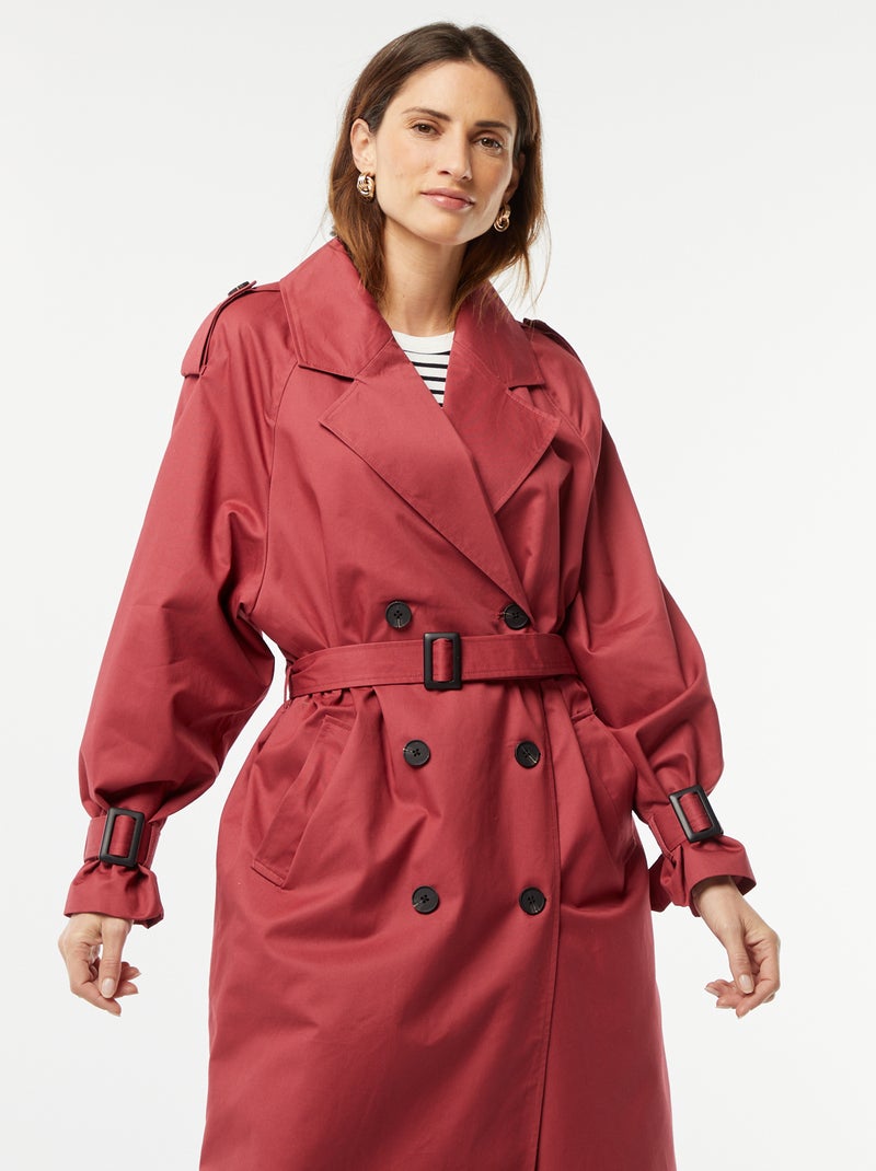 Trench mi-long ROSE - Kiabi
