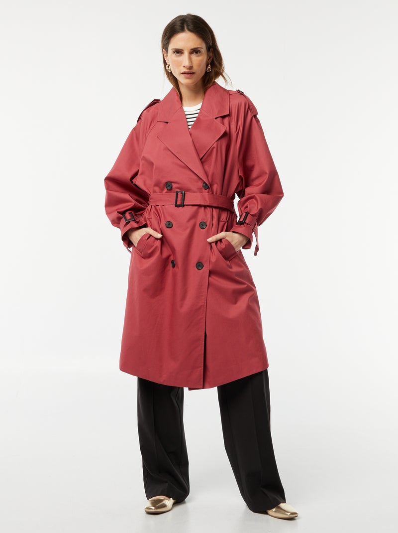 Trench mi-long ROSE - Kiabi