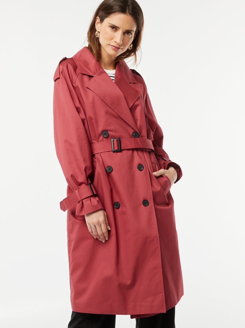 Trench mi-long ROSE - Kiabi