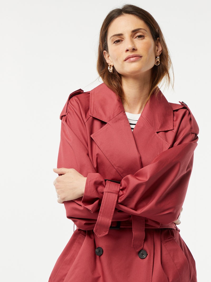 Trench mi-long ROSE - Kiabi