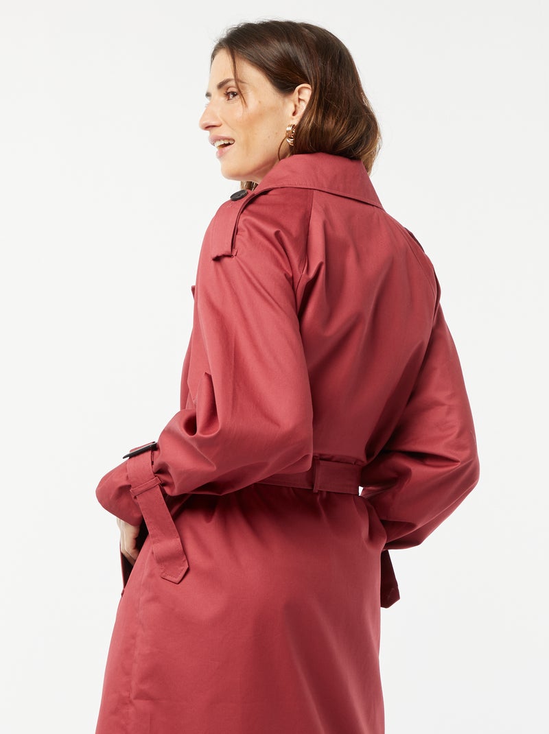 Trench mi-long ROSE - Kiabi