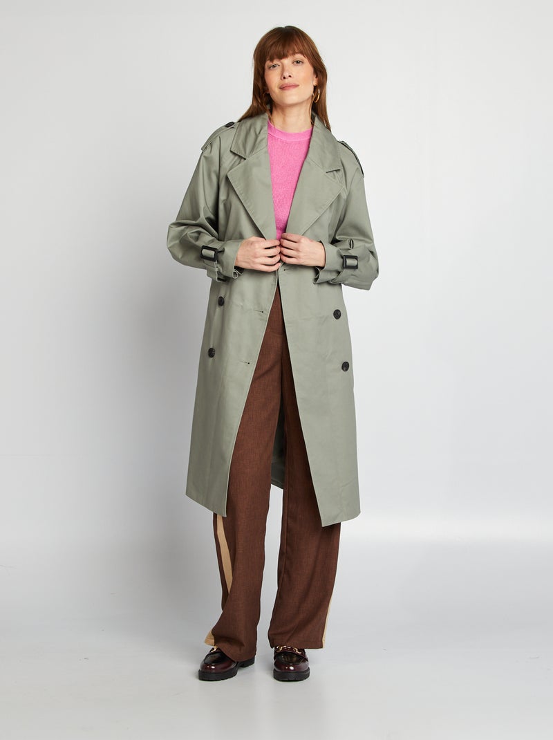 Trench mi-long VERT - Kiabi