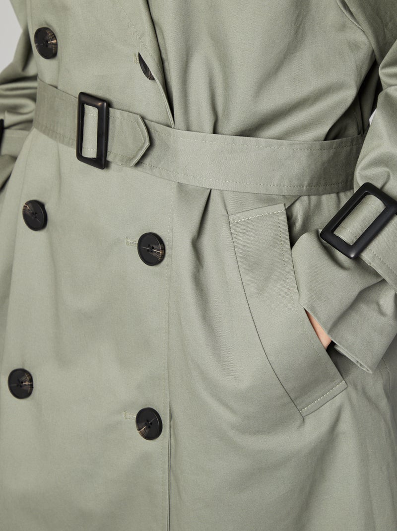 Trench mi-long VERT - Kiabi