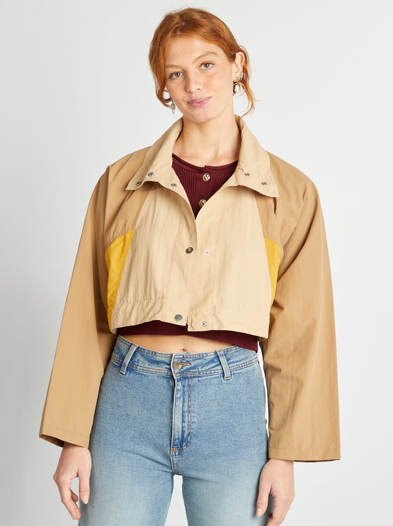 Trench oversize 2 en 1 Beige/jaune - Kiabi