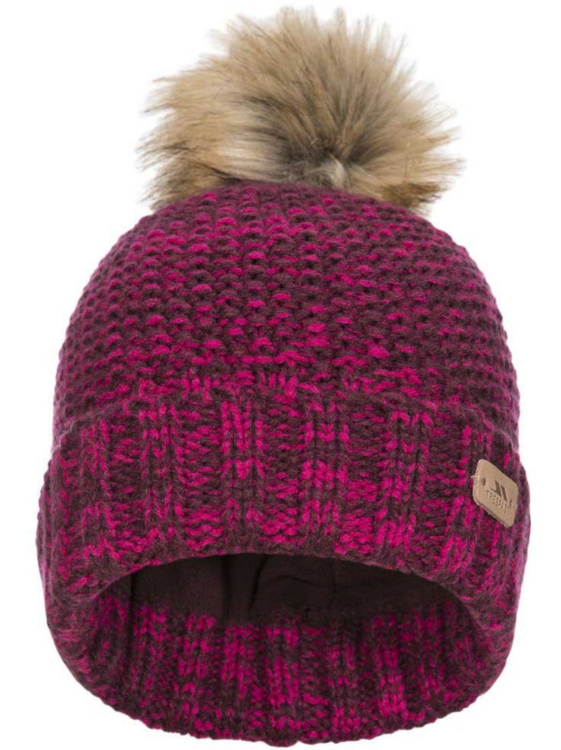 Trespass - Bonnet à pompon KELLISA Violet clair - Kiabi