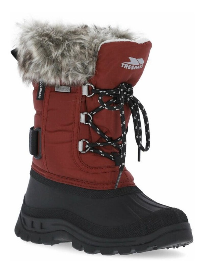 Trespass - Bottes de neige LANCHE Rouge foncé - Kiabi