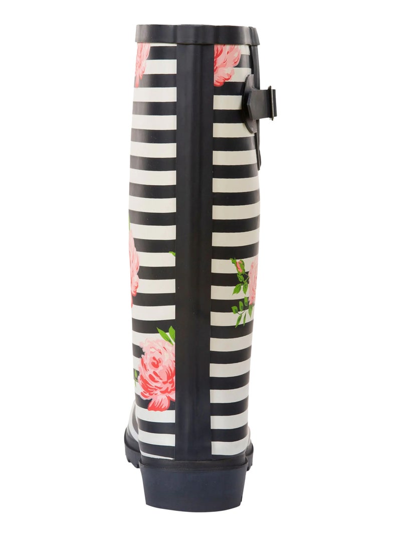 Trespass - Bottes de pluie ELENA Bleu Blanc - Kiabi