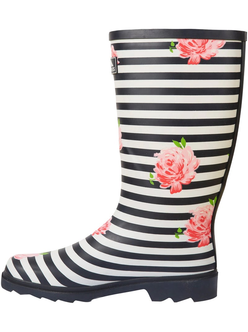 Trespass - Bottes de pluie ELENA Bleu Blanc - Kiabi