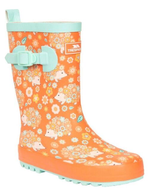 Bottes de pluie enfant garcon orange Kiabi