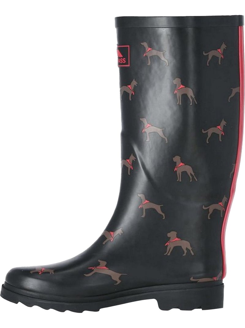 Trespass - Bottes de pluie SAMIRA Noir Marron - Kiabi