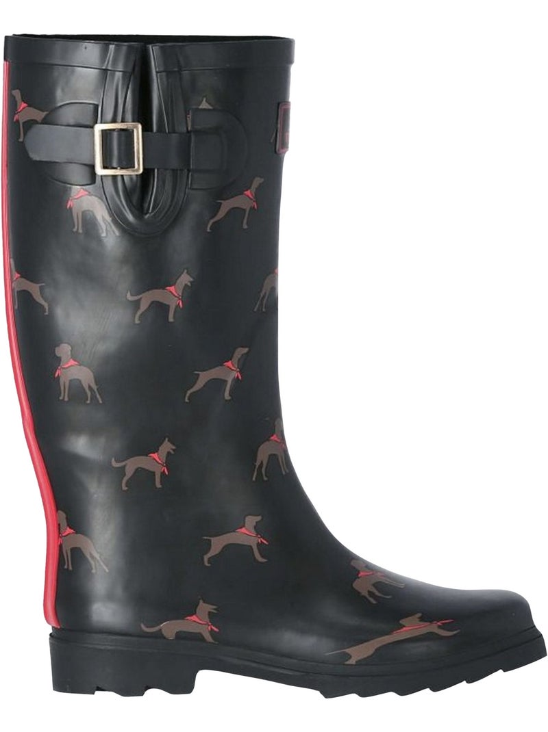 Trespass - Bottes de pluie SAMIRA Noir Marron - Kiabi