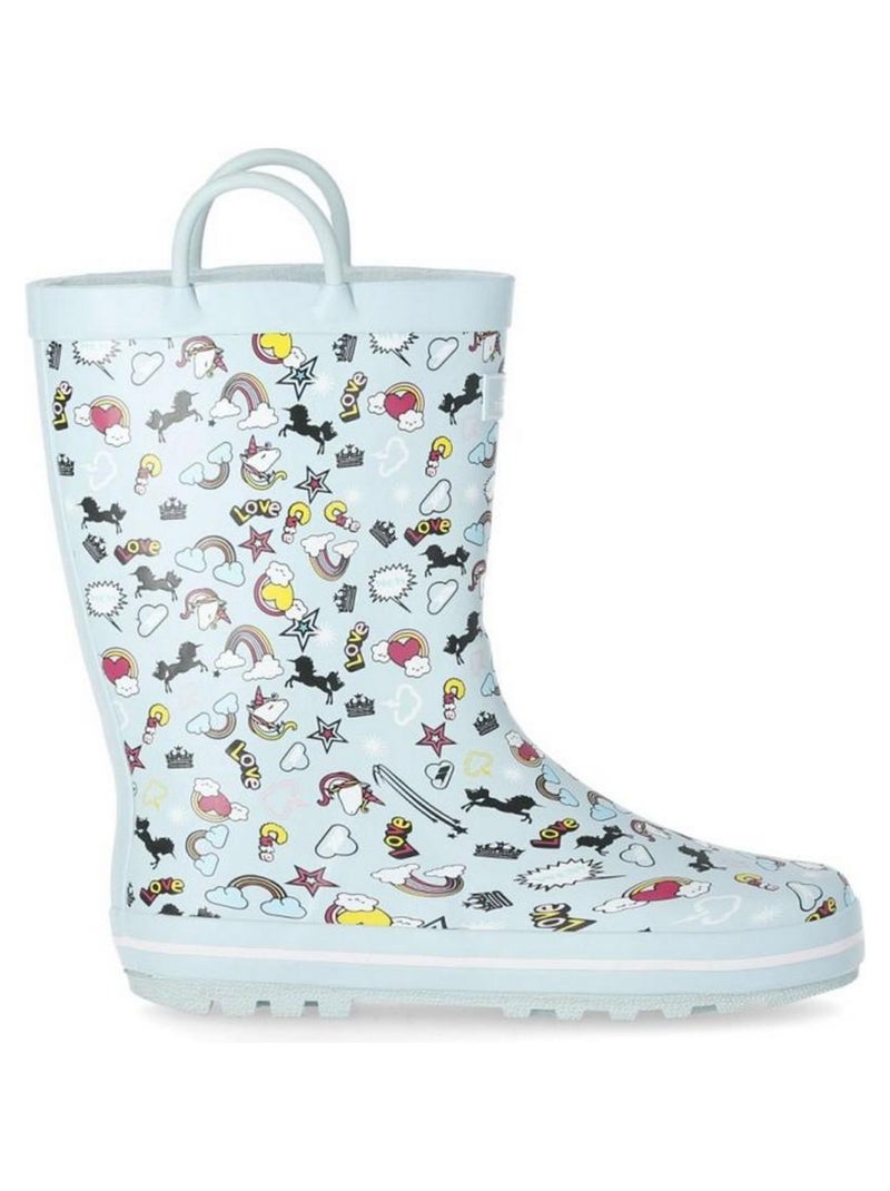 Trespass - Bottes de pluie STARRYTON Bleu clair - Kiabi