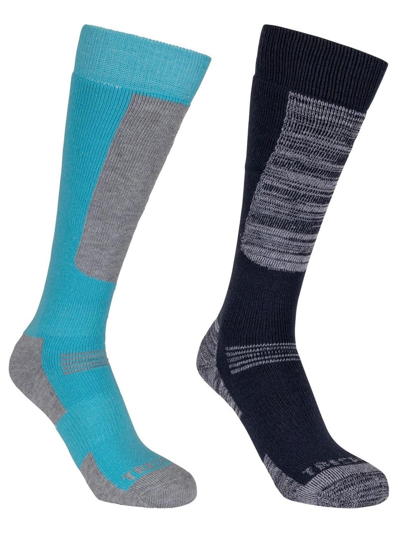 Trespass - Chaussettes de ski CONVEX Bleu marine - Kiabi