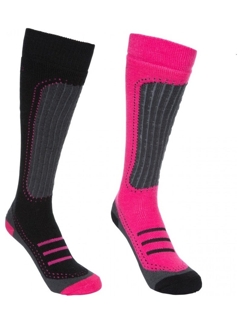 Trespass - Chaussettes de ski JANUS Rose foncé - Kiabi