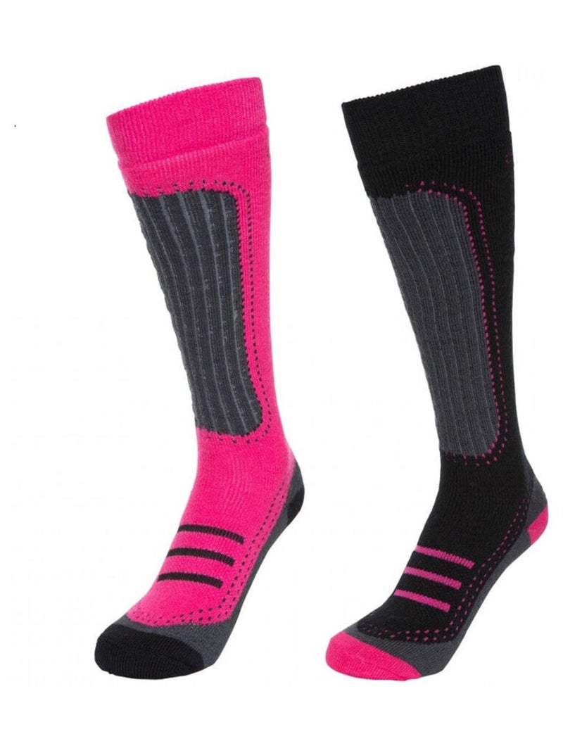 Trespass - Chaussettes de ski JANUS Rose foncé - Kiabi