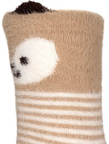 Trespass - Chaussettes motif/style animalier et rayures COSY