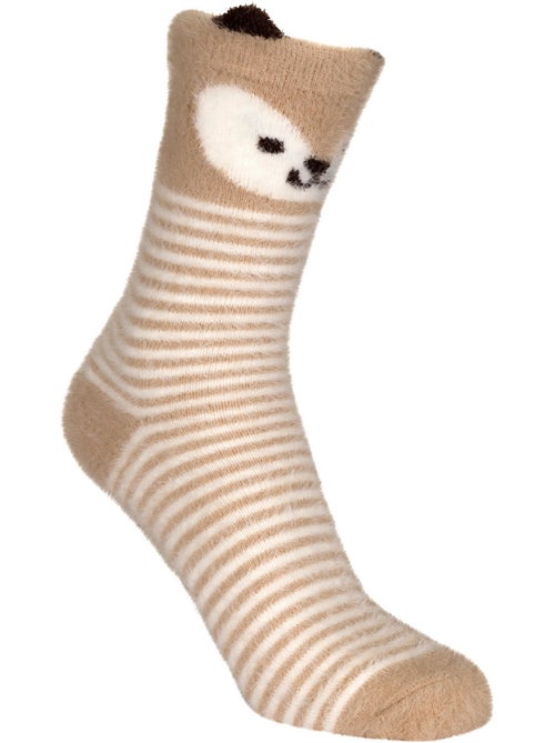 Trespass - Chaussettes motif/style animalier et rayures COSY - Kiabi Trespass - Chaussettes motif/style animalier et rayures COSY - Kiabi