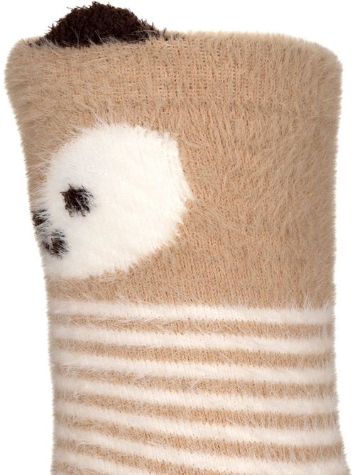 Trespass - Chaussettes motif/style animalier et rayures COSY - Kiabi Trespass - Chaussettes motif/style animalier et rayures COSY - Kiabi