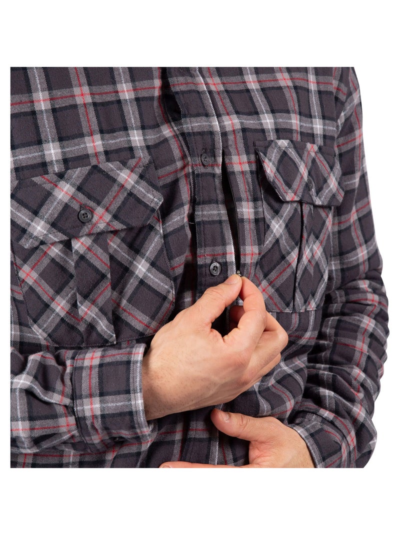 Trespass - Chemise manches longues RAPESEED Gris foncé - Kiabi