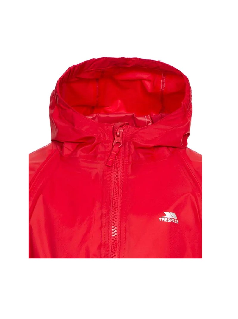 Trespass - Combinaison de pluie BUTTON - Bébé Rouge - Kiabi